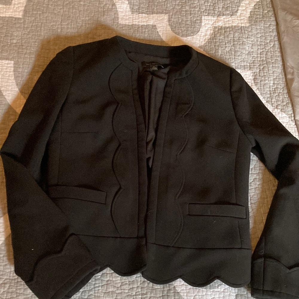 Ann Taylor Scallop Blazer Jacket